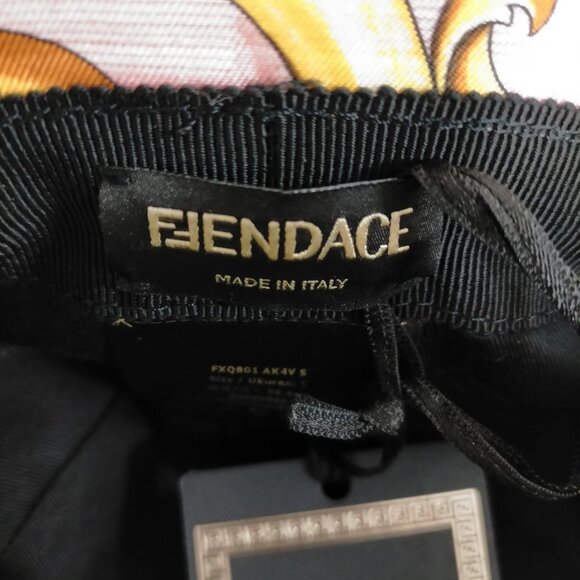 Fendi Hat Pinks Silk 388-070225 - Picture 7 of 9